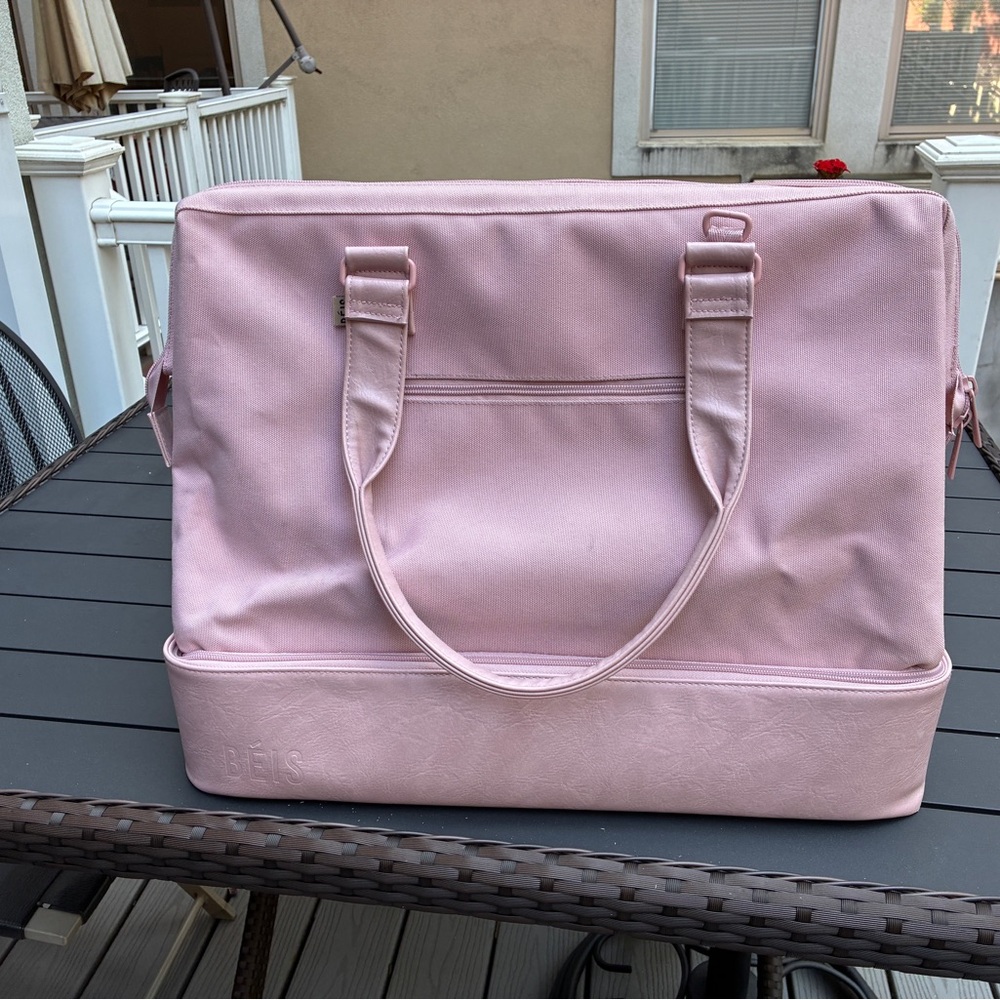Beis Atlas Pink Weekender Bag